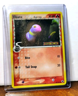 POKEMON EKANS 47/101 DELTA SPECIES REVERSE HOLO DRAGON FRONTIERS STAMPED HP-DMG - Image 5