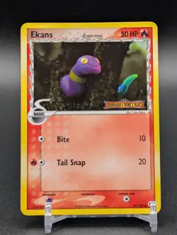 Ekans (Delta Species) Reverse Holo - 47/101 - EX Dragon Frontiers - LP - Image 1