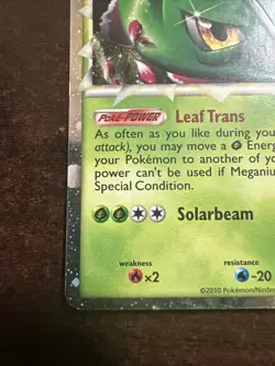 Meganium HGSS08 Prime Pokemon TCG Heartgold Soulsilver Promo DMG - Image 5