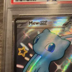 Pokemon TCG Mew ex 216/091 SV: Paldean Fates Shiny Ultra Rare Holo EX PSA 9 - Image 4