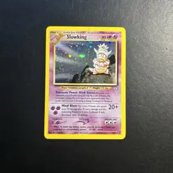 Slowking 14/111 Neo Genesis Pokemon Card Holo Rare Moderately Played MP + - Image 1