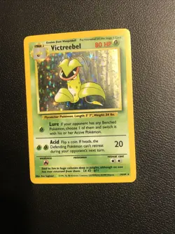 Pokemon TCG Victreebel Jungle 14/64 Holo No Symbol Error Card Pokemon Mint - Image 1