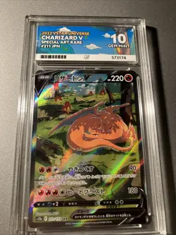 Pokemon Charizard v SAR 211/172 S12a VSTAR Universe Card Japanese Edition ACE 10 - Image 1