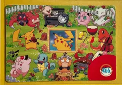 💥 PIKACHU SLOWPOKE Prism Holo Sticker Card Anime Collectible Foil LP 💥 - Image 3