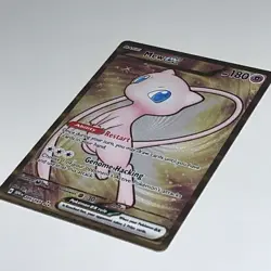 Mew ex Metal Promo Card 205/165 Ultra Premium Collection Pokemon 151 - Image 2