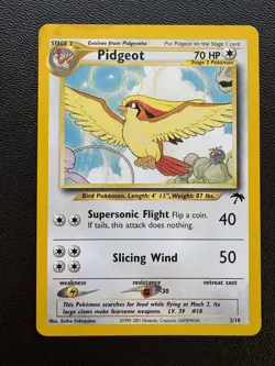 Pokemon Pidgeot TCG Southern Islands Regular Promo Card 02/18 - Image 1