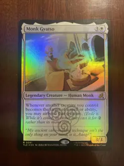Monk Gyatso MTG Card Avatar TLA NM-Mint 081 - Image 1