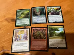 6x MTG Commander rares, mythic, and foils Mixed lot MN to good condition - Image 1