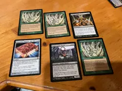 6x MTG Commander rares, mythic, and foils Mixed lot MN to good condition - Image 1