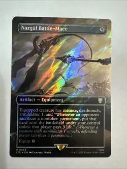 Nazgul Battle-Mace (Borderless) (Surge Foil) MTG Commander: Lord of the Rings - Image 1