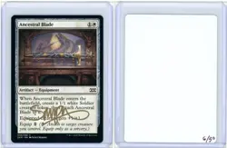 Ancestral Blade Double Masters Signed Artist Proof MTG - Image 3