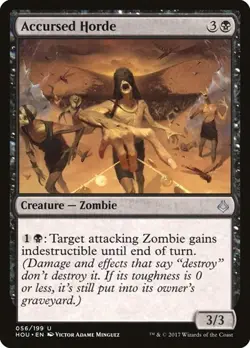 Accursed Horde 56 MTG NM - Hour of Devastation - Image 1