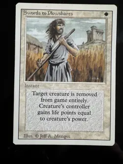 Mtg Swords to Plowshares Nm !! Revised - Image 1