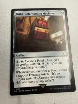 [1x] Nuka-Cola Vending Machine Near Mint, English Universes Beyond: Fallout MTG - Image 1