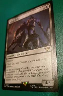 MTG Magic The Gathering Lord Of The Rings Middle Earth Warg Rider Rare 827 NM - Image 3