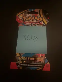 (VERY HEAVY) 33.17g Pokemon TCG Mega Evolution Sleeved Booster Pack (SEALED)✅ - Image 3