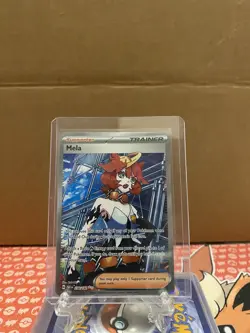 Pokemon TCG Mela Trainer Card Paradox Rift Full Art Ultra Rare 236/182 - Image 1