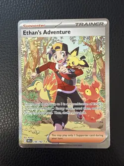 2025 Pokemon S&V Destined Rivals Ethan's Adventure Secret Rare #236/182 - Image 1