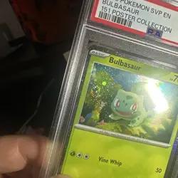 Bulbasaur SVP Black Star Promo 046 151 Poster Collection PSA 9 MINT Pokemon 🌀 - Image 2