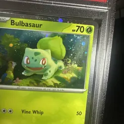 Bulbasaur SVP Black Star Promo 046 151 Poster Collection PSA 9 MINT Pokemon 🌀 - Image 3