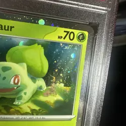 Bulbasaur SVP Black Star Promo 046 151 Poster Collection PSA 9 MINT Pokemon 🌀 - Image 4