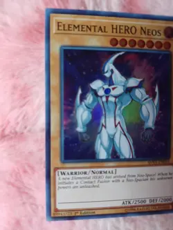 Yu-Gi-Oh! Elemental HERO Neos Shadows in Valhalla SHVA-EN031 1st Edition Card - Image 2