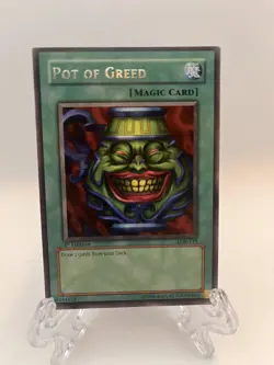 Pot of Greed LOB-119 The Legend of Blue Eyes White Dragon 1st Edition - Image 1