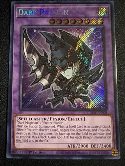 Yu-Gi-Oh! TCG Chibi Dark Paladin Secret Rare BLMM-EN008 1st Edition Near Mint - Image 1