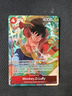One Piece TCG Legacy Of The Master Monkey D Luffy OP12-015 SR Alt Art English NM - Image 1