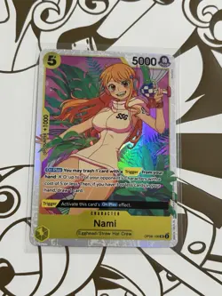 Nami SR OP08-106 English One Piece Card Game Two Legends - Image 1