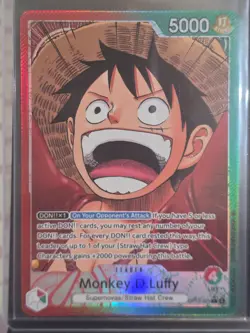 Monkey D Luffy OP13-001 L Leader Alt Art Carrying On His Will OPCG English - Image 1