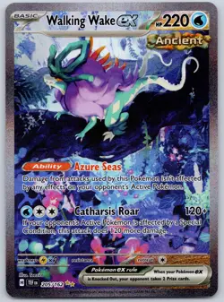 Walking Wake ex 205/162 SIR (NM) - SV05: Temporal Forces - Pokemon TCG - Image 1