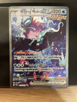 Walking Wake ex 205/162 SV05: Temporal Forces Holo NM Pokemon TCG - Image 1