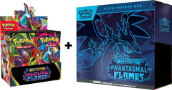 Pokemon TCG ME02 Phantasmal Flames Booster Box & Elite Trainer Bundle Sealed New - Image 1