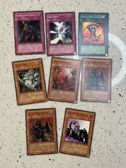 Yugioh Magicians Force 1st Edition Super Rare and Common Lot Damaged. - Image 3