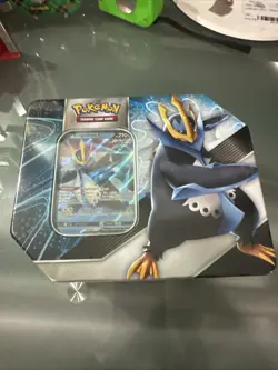 POKEMON TCG: Empoleon V Strikers Tin possible Evolving Skies New Factory Sealed - Image 1