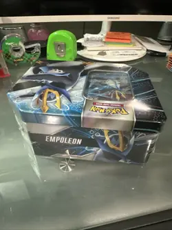 POKEMON TCG: Empoleon V Strikers Tin possible Evolving Skies New Factory Sealed - Image 4