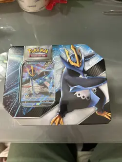 POKEMON TCG: Empoleon V Strikers Tin possible Evolving Skies New Factory Sealed - Image 1