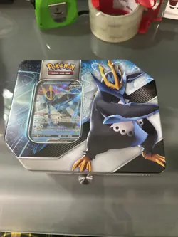 POKEMON TCG: Empoleon V Strikers Tin possible Evolving Skies New Factory Sealed - Image 1