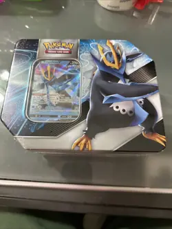 POKEMON TCG: Empoleon V Strikers Tin possible Evolving Skies New Factory Sealed - Image 1