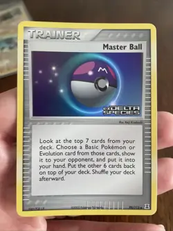 Pokemon TCG Master Ball EX Delta Species 99/113 Reverse Holo Uncommon - Image 5