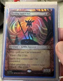 Hexing Squelcher - Showcase - FOIL - Lorwyn Eclipsed NM - MTG Magic - Image 1