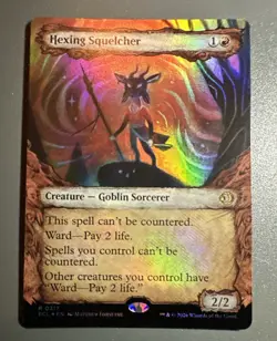 Hexing Squelcher - Showcase - FOIL - Lorwyn Eclipsed NM - MTG Magic - Image 1