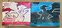 LOT 2 Black Bolt White Flare Scarlet Violet Pokemon Center ETBS Box NEW Sealed - Image 1