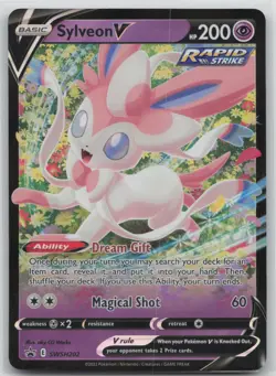 Pokemon Card Sylveon V Promo SWSH: Sword & Shield Promo Cards SWSH202 - Image 1