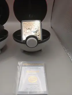 Set Of Three Pokeball Gold Plated 24k Pokemon Cards (Pikachu,Polliwhirl,Togepi) - Image 4