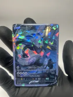 Lugia V Full Art Fractured Foil Play-test Card - Image 4
