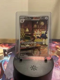 Pokemon TCG Herdier White Flare Illustration Rare Card 155/086 NM - Image 1