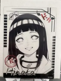 Genki Parade 2 Goddess Story: Waifu CCG Card Transparent HINATA HYUGA Naruto - Image 1