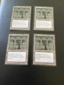 Halls or Mist Magic The Gathering Ice Age Playset Of Four (4) NM Never Played - Image 1